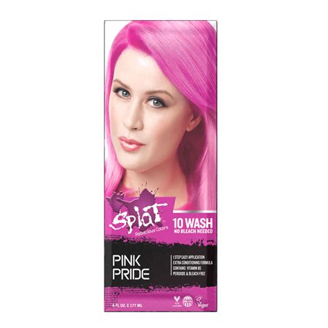 splat hair color pink